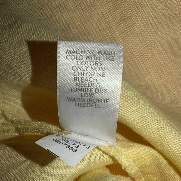 J. Jill Love Jill Women's Size L Tall 100% Linen Tunic Dress Sleeveless Pockets - Picture 4 of 6